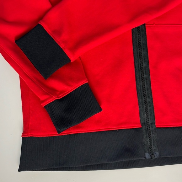 Toronto Raptors Nike Authentic Showtime Performance Full-Zip Hoodie Jacket Red - Picture 7 of 15